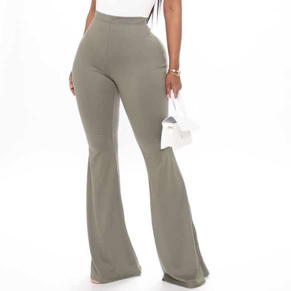 Fashion Nova Pants - Fashion Nova Curves All Year flare pant